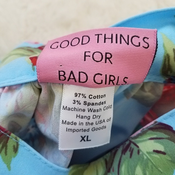 Vixen by Micheline Pitt Rose Floral Pleated Skirt - Picture 9 of 10